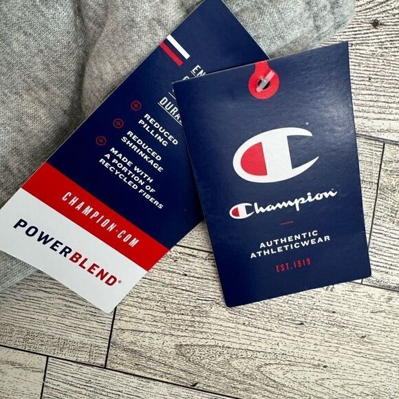 Champion Powerblend Fleece Oxford Gray Joggers Size XL NWT - Picture 6 of 7